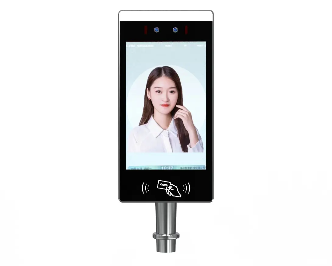 Ad alta Definizione Dispositivo Biometrico Terminale Android 8.1 di identificazione facciale sistema di presenza di Riconoscimento del Volto per ufficio