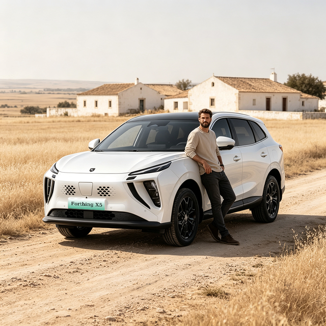 2026 New Electric Vehicle Rhd Forthing X5 High Quality Pure Electric Family SUV Low Maintenance Electric Crossover