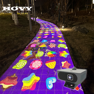 โปรเจคเตอร์พื้นแบบอินเทอร์แอคทีฟ <span class=keywords><strong>3</strong></span> มิติ สำหรับภายนอกอาคาร HOVY ระบบฉายภาพดิจิทัลอินเทอร์แอคทีฟสำหรับอุปกรณ์โฆษณา - Product Image 1