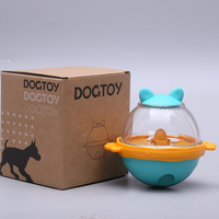 Balle de distribution de friandises pour animaux de compagnie, jouet interactif pour chat et chien, jouet d'entraînement pour libérer l'énergie et stimuler les activités intérieures
