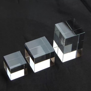 Chất lượng cao quang Tinh thể thủy tinh K9/Acrylic đầy đủ đánh bóng Cube vuông lăng kính - Product Image 6