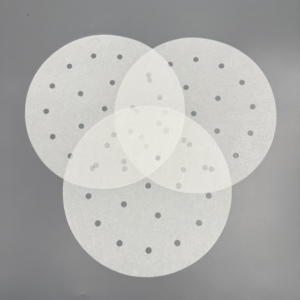 Papier polyvalent pour friteuse à air, papier en silicone double face pour la cuisson à la vapeur, la cuisson au four, la rôtissage et la grillade - Product Image 4