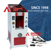 Machine manuelle de pose de semelles SHENGDA à station unique avec coussin d'air pour chaussures en cuir, baskets et chaussures de sport – Presse pneumatique pour semelles