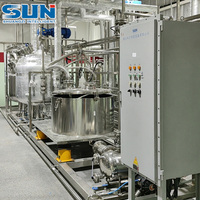 Extracteur d'huile de chanvre de type skid-mounted, facilement assemblable, de la marque SUN, pour petites unités de production.