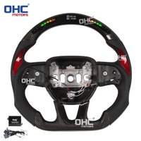 Volant intelligent à écran LED pour Dodge Charger/Challenger/Durango 2015-2026 GT SRT Hellcat avec poignées en carbone - Expédition depuis les États-Unis