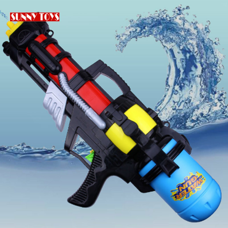 Летняя игрушка для улицы, карнавальный большой пластиковый водяной пистолет с одним соплом, водяной пистолет для детей