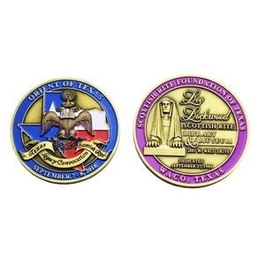 Égyptien personnalisé Style D'affichage De Logo En Métal Or <span class=keywords><strong>Aigle</strong></span> Ligne Bleue Marine Militaire Pièce de Défi 3D Conception - Product Image 1