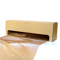 Boîte d'emballage pour bouquet de fleurs en papier nid d'abeille - Protection antichoc, résistante à l'humidité, matériaux en papier personnalisables