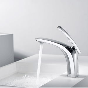 Robinet de lavabo chromé en laiton de haute qualité avec cartouche en céramique Thermomixer OEM pour chambre et salle de bain - Product Image 3