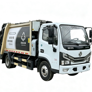 รถบรรทุกขยะแบบบีบอัดถังสามเหลี่ยมติดท้าย CNHTC 4x2 รุ่นใหม่ รถเก็บขยะแบบบีบอัด - Product Image 1