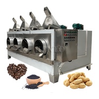 Four à torréfier les cacahuètes en continu / Machine à torréfier les grains de café / Torréfacteur à tambour pour les graines de sésame