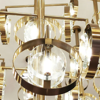 Le long lustre moderne suspendu créatif de cercle allume la maison