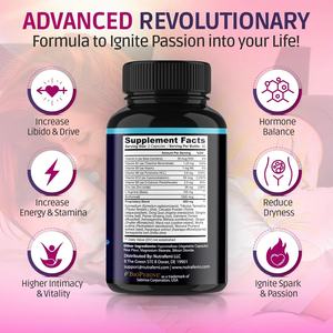 Cápsulas de Suplemento Herbal Personalizadas de Marca Privada OEM/ODM, Cápsulas para Mejorar la Libido Femenina - Product Image 2