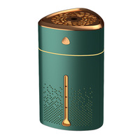 Humidificateur d'air ultrasonique avec lumière changeante de couleur pour la maison, le bureau, l'hôtel, la voiture - Alimenté par USB, taille mini portable