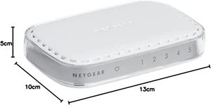 Commutateur Ethernet Gigabit 5 ports <span class=keywords><strong>Netgear</strong></span> GS605 (10/100/1000) RJ45 Blanc Fabriqué en Chine - Product Image 2