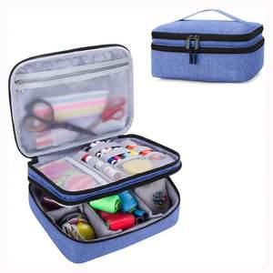 Échantillon gratuit Trousse de couture vide pour voyage et usage domestique, Sac de rangement pour fournitures de couture - Product Image 4