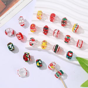 Mignons supports de bague en verre soufflé à la main, peints à la main, pour la fabrication de bijoux, vente en gros - Product Image 3