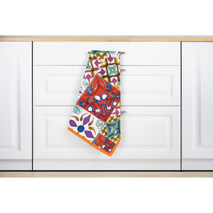 Asciugamano da Cucina Excelsa Lisbona in Cotone 50x70 Cm con Stampa Floreale - Product Image 3