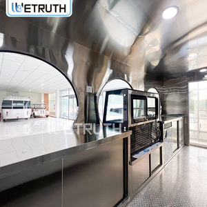 音乐节ce认证咖啡推车不锈钢ce认证移动厨房食品拖车 - Product Image 4