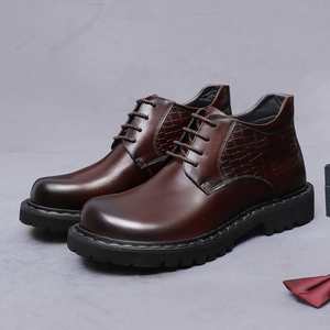 Zapatos Casuales de Terciopelo de Alta Calidad para Hombre, Diseño Personalizado al por Mayor, para Caballeros, Oficina, Carrera, Otoño, Aumentan la Estatura - Product Image 5
