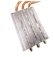 Dissipateur thermique CPU personnalisé à 3 caloducs avec ailettes en aluminium pour PC tout-en-un, mini PC, ordinateur portable, module thermique pour ordinateur industriel