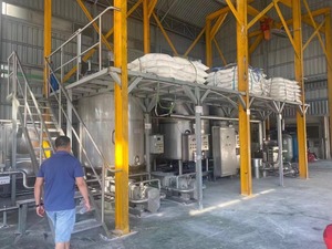 Garis Pengolahan sirup kualitas tinggi otomatis penuh, 304/316 baja tahan karat tanaman produksi sirup tanaman pengolahan gula