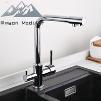 Robinet de cuisine Wayon 3-en-1 avec bec verseur d'eau filtrée intégré