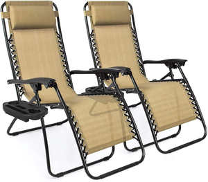 Silla de <span class=keywords><strong>Playa</strong></span> <span class=keywords><strong>Plegable</strong></span> Reclinable Ajustable Portátil para Exteriores, Gravedad Cero, con Uso Hospitalario y Aplicación en Sala de Estar - Product Image 3