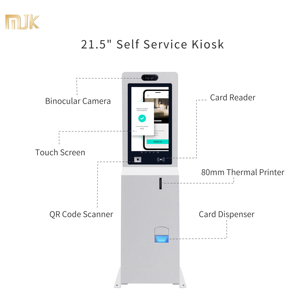 Mjk 27 inch màn hình cảm ứng tự dịch vụ thanh toán kiosk tiền mặt máy Tiền Tệ trao đổi trả tiền ngân hàng với Android Linux Windows - Product Image 3