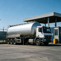 Nouvelle Conception de Citerne à Huile Combustible 30-60CBM, Semi-Remorque Citerne Personnalisable pour le Marché d'Afrique et du Moyen-Orient