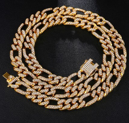 N02617-Iced Out Figaro 13mm Or
