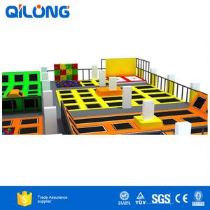 Sécurité Coloré <span class=keywords><strong>4</strong></span> <span class=keywords><strong>Personnes</strong></span> Extrêmes <span class=keywords><strong>Trampoline</strong></span> 3 Étages Aire De Jeux Intérieure 12Ft Parc de <span class=keywords><strong>Trampoline</strong></span> - Product Image 6