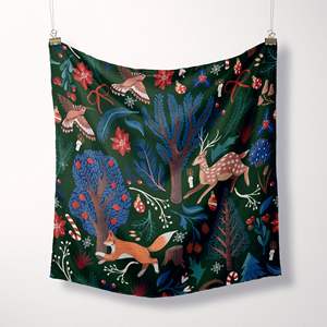 Bufanda de seda de morera pura 100% al por mayor 14MM 90x90CM bufanda de sarga de seda mujeres hombres pañuelo de seda Natural - Product Image 4