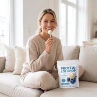 Sucettes protéinées à marque privée ODM avec collagène, électrolytes et vitamine C, complément énergétique sportif