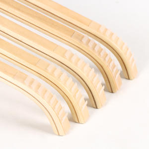 All'ingrosso moda vestiti camicia pantalone uniforme antiscivolo appendiabiti in compensato con logo personalizzato per negozio di abbigliamento <span class=keywords><strong>moderno</strong></span> - Product Image 4