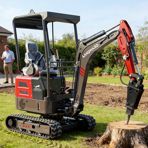 Mini-excavatrice sur chenilles Landward de 2 tonnes, petite pelle hydraulique avec godet, pour usage agricole et en verger, 2000 kg, vente en gros, faible entretien - Product Image 4