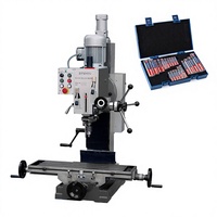Machine de perçage et de fraisage verticale de qualité professionnelle 45 mm 1,1/1,5 KW BFM45G pour l'acier