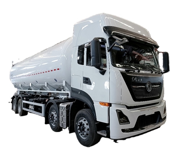 DongFeng 38 8x4 Drive Wheel New Condition Flour Tank Truck for Bulk Feed Chemical Low Density Powder Material Transportation