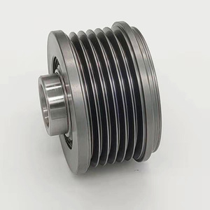 V Belt <b>Pulley</b> F 550213 3 Grooves 20mm Bore Diameter For Automotive Generator - Product Image 3