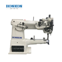 Machine à coudre horizontale à cylindre à aiguille simple HK-335, robuste, point de piqûre avec alimentation mixte pour divers besoins de couture
