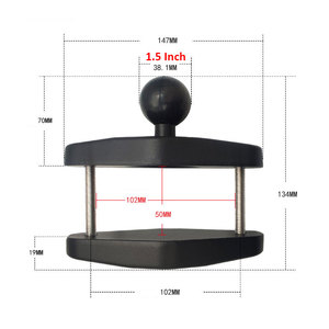 Soporte para Tablet para ATV/UTV, <span class=keywords><strong>Base</strong></span> <span class=keywords><strong>de</strong></span> Montaje en Tubo Cuadrado <span class=keywords><strong>de</strong></span> 1.5 Pulgadas, Soporte para Manillar - Product Image 4