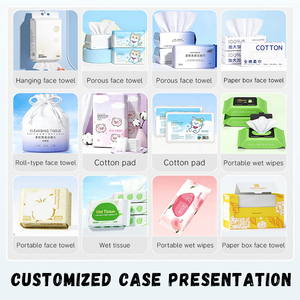 OEM Extra-Soft Cotton <strong>Tissues</strong> High Quality Custom Printed Facial Towel for Daily Cleaning Adult Daily Use - Product Image 3