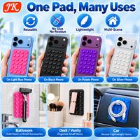 Jinke – Tapis antidérapant en silicone double face à ventouse pour téléphone, idéal pour voiture, bureau, salle de bain, mur – Réutilisable – 24 ou 40 pièces – Vente en gros