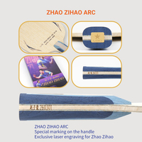 Fabricant de lames de tennis de table avec logo personnalisé, lames de ping-pong professionnelles en fibre de carbone 5+2, ZHAO ZIHAO ARC, usine OEM