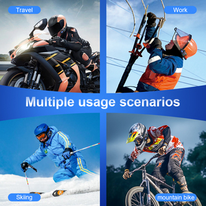Intercomunicador para Motocicleta Q58 Max con Función de Compartir Música, Alcance de 300m, <span class=keywords><strong>Casco</strong></span> ABS para Auriculares, Impermeable, Chip Dual 5.3, Función de Iluminación FM - Product Image 5