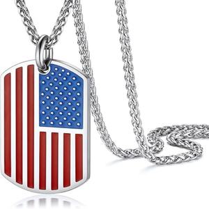 Customize Engraveable Plated/Black Gay or <strong>Lesbian</strong> Pride Chain Metal Id Name Dog Tags Stainless Steel Necklace - Product Image 1