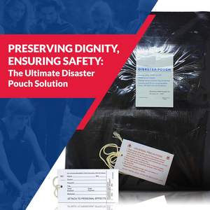 डिस्पोजेबल पर्यावरण के अनुकूल ब्लैक आपदा पाउच बॉडी बैग स्ट्रेचर कॉम्बो 8 ले जाने वाले हैंडल 3 रोगी टैग भारी शुल्क विनाइल - Product Image 2