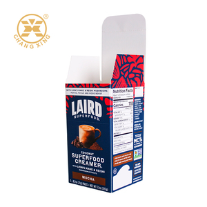 Scatola di carta per caffè istantaneo stampata personalizzata scatola di carta opaca per prodotti quadrati da caffè - Product Image 2