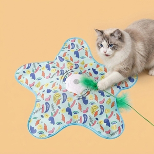 Tappetino Interattivo Elettrico per Gatti con <span class=keywords><strong>Gioco</strong></span> Automatico di Topolino in Movimento per Gatti da Interno - Product Image 1