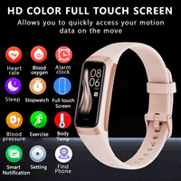 Pulsera Inteligente con Termómetro, Podómetro, Resistente al Agua IP67, Reloj Deportivo para Hombre y Mujer, Reloj Inteligente